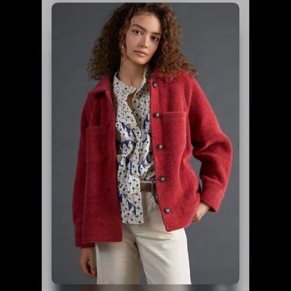Anthropologie Greylin Houndstooth Jacket Size Medium
